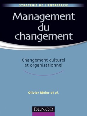 cover image of Management du changement